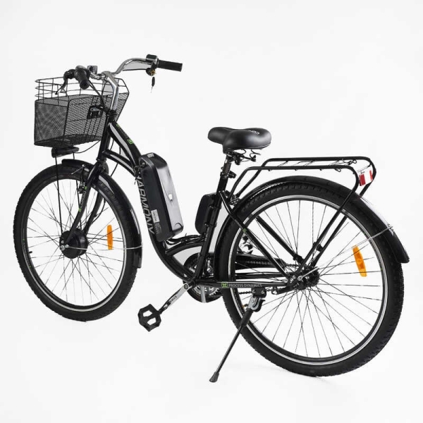 Электровелосипед Corso HARMONY HR-28602 28" (350W, 36V/10Ah, Макс. 30 км/ч) с Фарой, Корзиной и Багажником