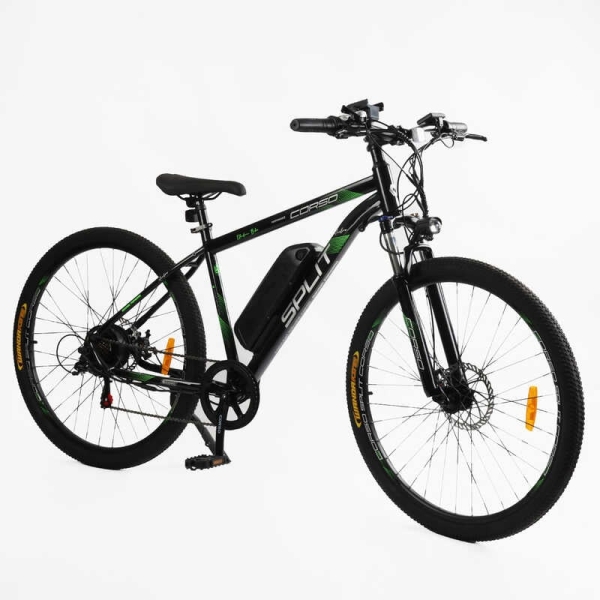 Електровелосипед Corso «Split» 29" дюймів SP-65112 (1) рама сталева 19``, двигун 350W, акум. 36V13Ah, Shimano 7 швидкостей, у коробці