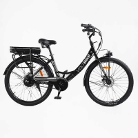 Електровелосипед Corso «VOLT BIKE» 26" дюймів TB-60174 (1) рама сталева, двигун 350W, акум. 36V10Ah, одношвидкісний, БЕЗ КОРЗИНИ, у коробці