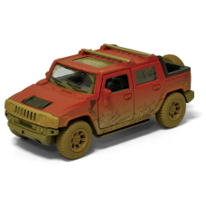 Модель машини Kinsmart 1:40 "HUMMER H2 SUT (Muddy)" інерція KT5097WY / Червона