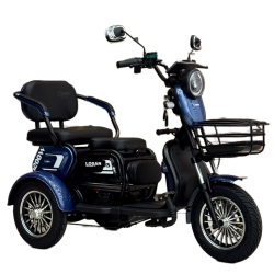 Електричний трицикл Corso «Logan» LN-812003 (1) + 1 ЯЩИК АКУМ, двигун 1200W, акумулятор 72V/23Ah, колеса 300-10, в коробці
