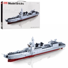 Конструктор SLUBAN M38-B0700 Військовий Корабель Міноносець 618 деталей