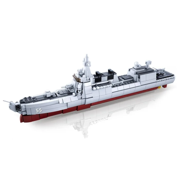 Конструктор SLUBAN M38-B0700 Військовий Корабель Міноносець 618 деталей