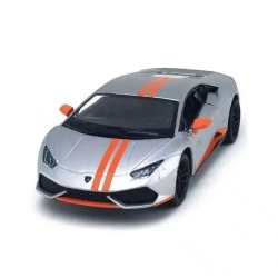 Машинка металева Kinsmart 1:36 Lamborghini Huracán LP610-4 Avio (інерційна, сріблястий) KT5401W