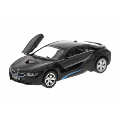 Машинка металлическая Kinsmart 1:36 BMW i8 в обвесе KT5379W инерционная, цвет Черный