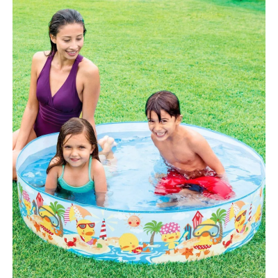 Дитячий каркасний басейн Intex "Качиний риф", 122×25 см 58477NP