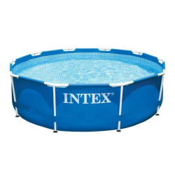 Басейн каркасний Intex 28210NP Metal Frame, круглий 366х76см, 6503 л, синій