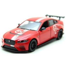 Металева машинка Kinsmart 1:38 Jaguar SV Project 8 Livery Edition KT5416WF, інерційна / Червоний