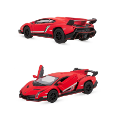 Металева машинка Kinsmart 1:36 Matte Lamborghini Veneno, інерційна, червона, KT5370W