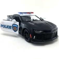 Машинка металева Kinsmart 1:38 "2017 Chevrolet Camaro ZL1" Black Color Police Car KT5399WPR