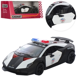 Масштабна модель Kinsmart 1:38 Lamborghini Sesto Elemento (Police) KT5359WP