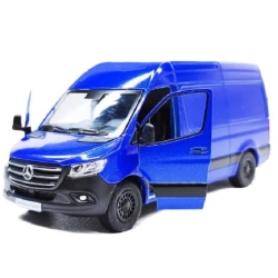 Металева машинка Kinsmart 1:48 Mercedes-Benz Sprinter KT5426W, інерційна в коробці / Колір СИНІЙ