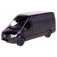 Металлическая модель Kinsmart 1:48 Mercedes-Benz Sprinter KT5426W, инерционная в коробке / Цвет ЧЕРНЫЙ