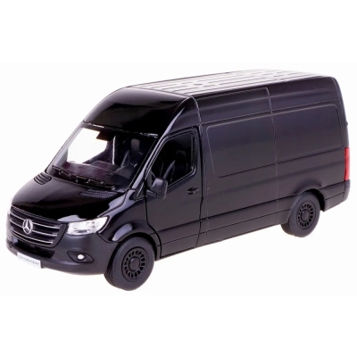 Металлическая модель Kinsmart 1:48 Mercedes-Benz Sprinter KT5426W, инерционная в коробке / Цвет ЧЕРНЫЙ