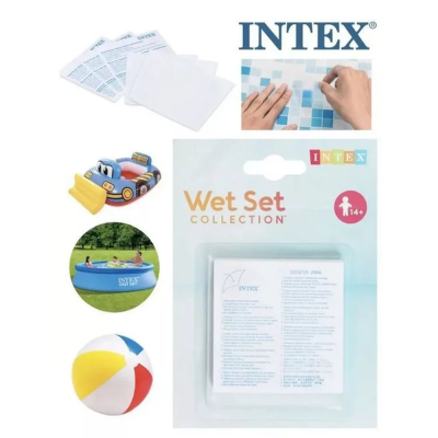 Ремонтний комплект Intex 59631NP, самоклеючі латки 49см2, 6шт