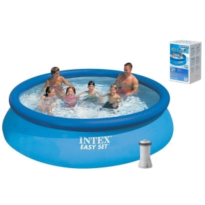 Басейн наливний Intex 28132 NP (1) фільтр-насос, розміром 366х76см, об`єм: 5621 л.