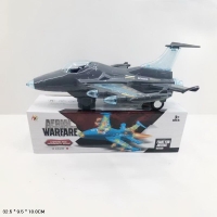 Літак арт. DYD170B-1 (60шт/2) батар., 2 кольори, світло, винищувач, короб. 32, 5*9, 5*10см