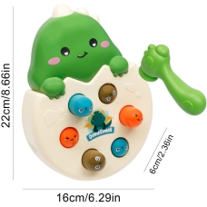 Логіка-стукалка WQ-66 Динозаврик, в комплекті молоток