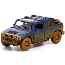 Модель машини Kinsmart 1:40 "HUMMER H2 SUT (Muddy)" інерція KT5097WY / Синя