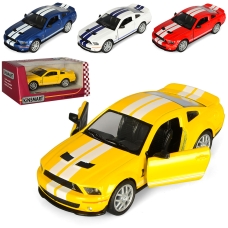 Машинка KT 5310 W Shelby GT500 метал, інер-я, 12см, 1:38, рез.колеса, відкр.