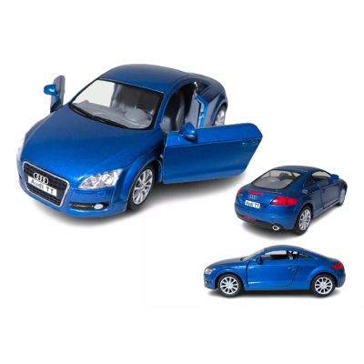 Машинка металлическая Kinsmart 1:32 2008 Audi TT Coupe KT5335W инерционная / Синяя