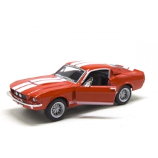 Модель машини Kinsmart 1:38 "1967 Shelby GT-500", інерційна, метал KT5372W / Червона