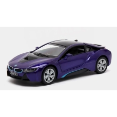 Машинка металева Kinsmart 1:36 BMW i8 інерційна KT5379WA Фіолетовий