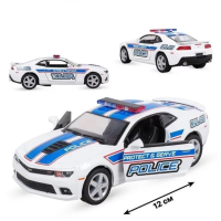 Металлическая машинка Kinsmart 1:38 «2014 Chevrolet Camaro» KT5383WPR, инерционная / Police