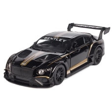 Металева машинка Kinsmart 1:38 "Bentley Continental GT3" інерційна, Чорна, KT5417W