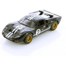 Машинка металева Kinsmart 1:32 1966 Ford GT40 MKII KT5427WF інерційна, двері відчиняються / Чорний