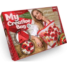 Сумка вишита стрічками та бісером "My creative bag" MCB-01-01