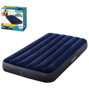 Матрац надувний Intex 64757 Classic Downy Airbed 99×191×25 см, односпальний, Fiber-Tech
