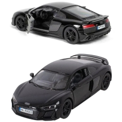 Металева машинка Kinsmart 1:36 2020 Audi R8 Coupe, інерційна, чорна, KT5422W