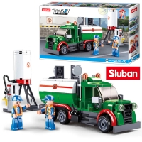 Конструктор Sluban Бензовоз и АЗС 267 деталей M38-B0878