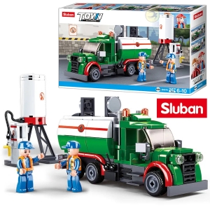 Конструктор Sluban Бензовоз та АЗС 267 деталей M38-B0878