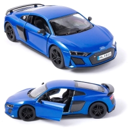 Металева машинка Kinsmart 1:36 2020 Audi R8 Coupe, інерційна, синя, KT5422W