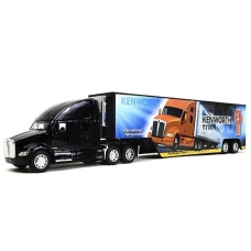 Модель Трейлера Kinsmart Kenworth T700 з Контейнером KT1302W  Чорний