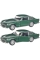 Машинка металева Kinsmart 1:38 Aston Martin DB5 KT5406W інерційна, двері відчиняються / Зелений