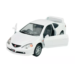 Металева машинка Kinsmart 1:34 Honda Integra Type R KT5053W, інерційна / Біла