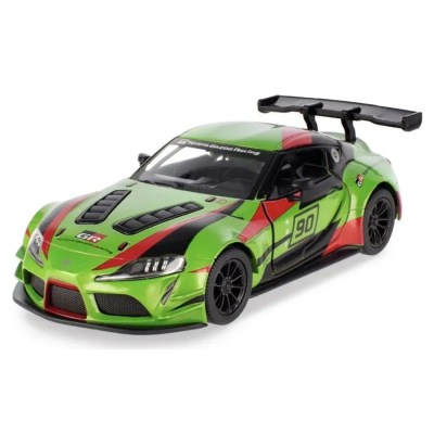 Металлическая модель Kinsmart Toyota GR Supra Racing Concept KT5421WF, зеленый