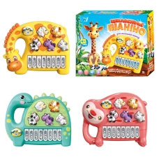 Піаніно 80456 (96/2) "WToys", 3 види, ОЗВУЧУВАННЯ УКРАЇНСЬКОЮ МОВОЮ, піаніно, 8 казок, вірші, цифри, ноти, зміна ігрових режимів, в коробці, ВИДАЄТЬСЯ ТІЛЬКИ МІКС ВИДІВ