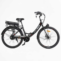 Електровелосипед Corso «VOLT BIKE» 26" дюймів TB-50082 (1) рама сталева, двигун 350W, акум. 36V10Ah, одношвидкісний, БЕЗ КОРЗИНИ, у коробці