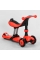 Самокат-велобіг 3в1 триколісний BS-71899 (4) Best Scooter, 3 колеса PU зі світлом, сидіння, амортизатори, батьківська ручка