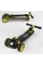 Самокат триколісний 84377 Best Scooter (6) ЖОВТИЙ, складане алюмінієве кермо, 3 колеса PU зі світлом, d переднього 120х40мм, d заднього 80х24мм