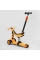 Самокат-велобіг 3в1 триколісний BS-50584 (4) Best Scooter, 3 колеса PU зі світлом, сидіння, амортизатори, батьківська ручка