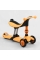 Самокат-велобіг 3в1 триколісний BS-50584 (4) Best Scooter, 3 колеса PU зі світлом, сидіння, амортизатори, батьківська ручка