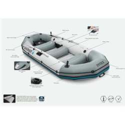 Intex Човен 68376 NP (1) "MARINER 4" Чотиримісний, Розмір:328x145x48 см