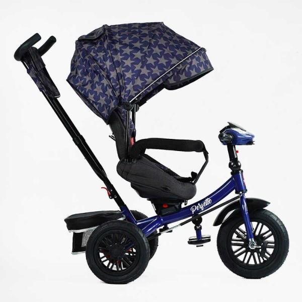 Велосипед 3-х кол. 8066 / 208-23 BestTrike "Perfetto" (1) поворотне сидіння, колеса гумові надувні, кошик, фара музична, USB, Bluetooth, в коробці