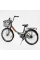 Велосипед складний Corso 24" Advance AD-24715 + КОШИК,  одношвидкісний, складна сталева рама 14", корзина, багажник