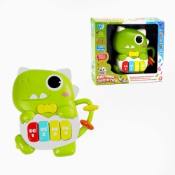 Піаніно музичне 64339 (48) WToys, Українське озвучення, 8 пісень, 8 казок, цифри, підсвічування, намистини, в коробці